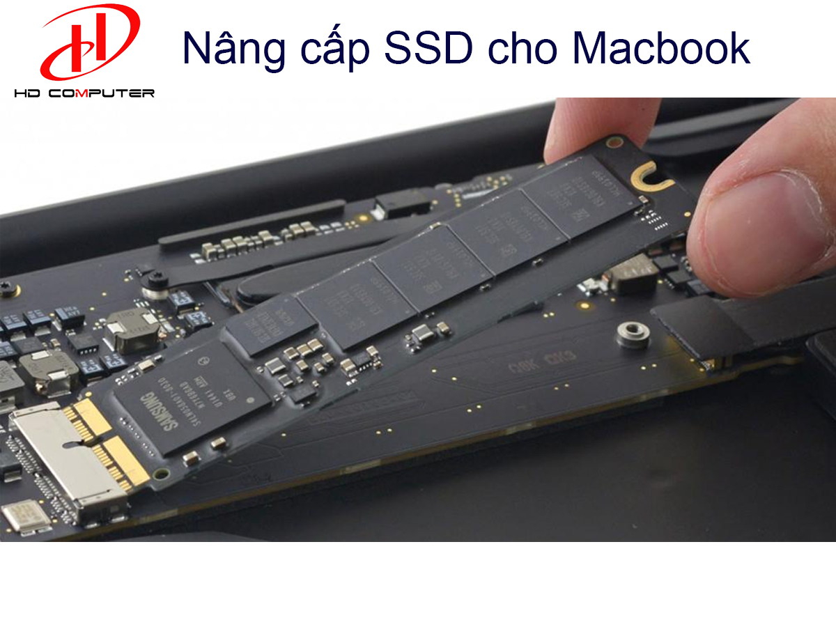 Hình ảnh ổ cứng SSD của macbook