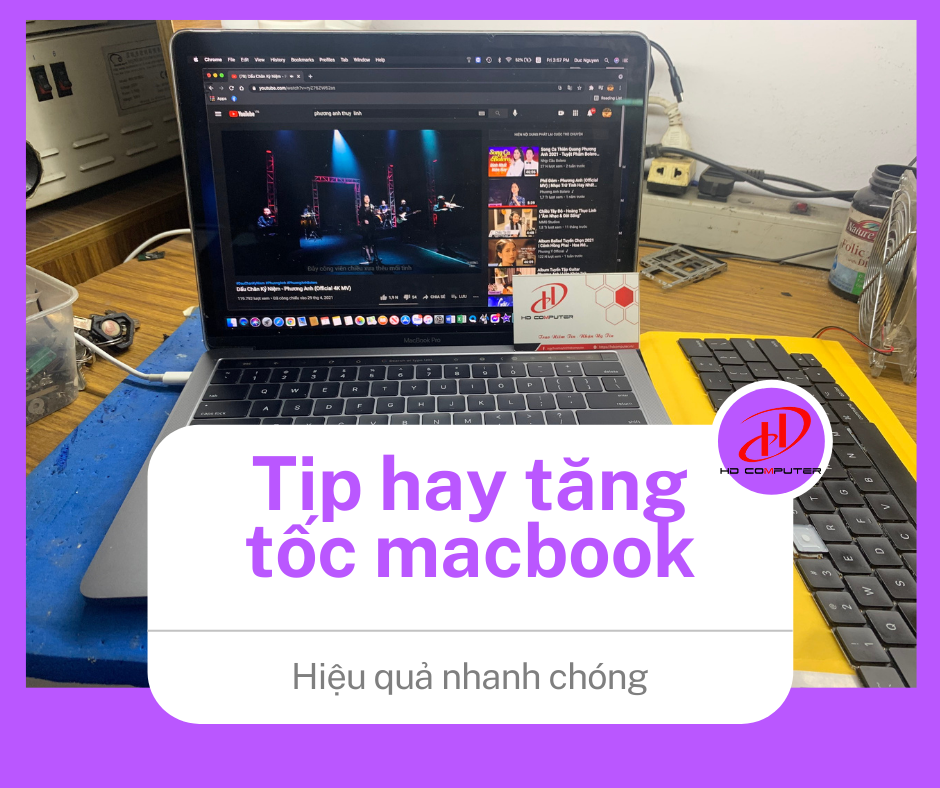 Tip hay cho bạn làm macbook chạy nhanh hơn