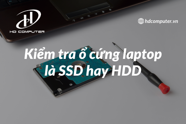 Cách kiểm tra ổ cứng laptop là HDD hay SSD