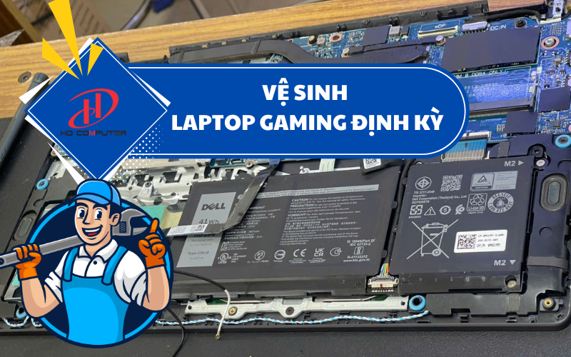 Vệ sinh laptop gaming định kỳ – Bí quyết duy trì hiệu suất và tuổi thọ máy