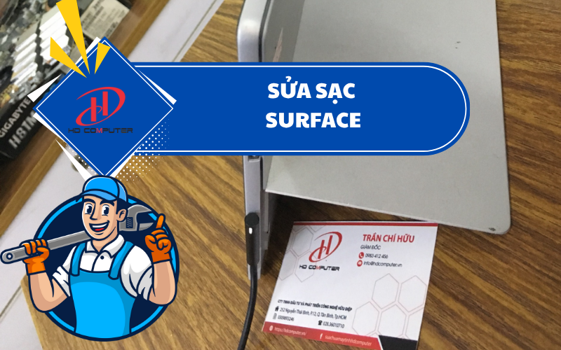 Sửa sạc Surface – Giải pháp khắc phục sự cố nguồn hiệu quả