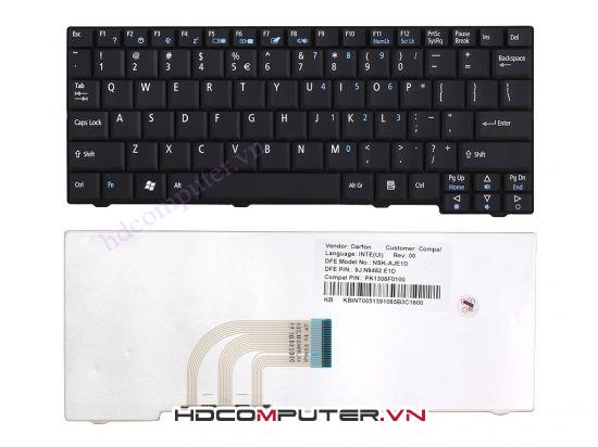Bàn phím Laptop Aspire One A110, A150, D150, D250, ZG5, ZG8. Emachine KAV60 Mini (Đen)